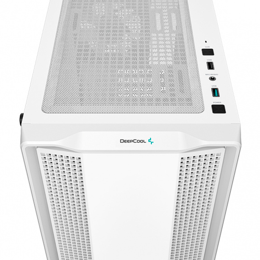 Gabinete DeepCool CC360 WH ARGB, Cristal Templado, Micro-ATX, Mini-ITX/Micro-ATX, USB 3.0/2.0, Sin Fuente, 3 Ventiladores ARGB Instalados, Blanco, R-CC360-WHAPM3-G-1 - Image 5