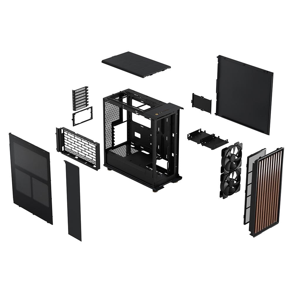 Gabinete Fractal North, Charcoal Black, Mid-Tower, Mesh, 2 Ventiladores Incluidos, ATX, Micro ATX, Mini ITX Motherboard Supported, FD-C-NOR1C-01 - Image 8