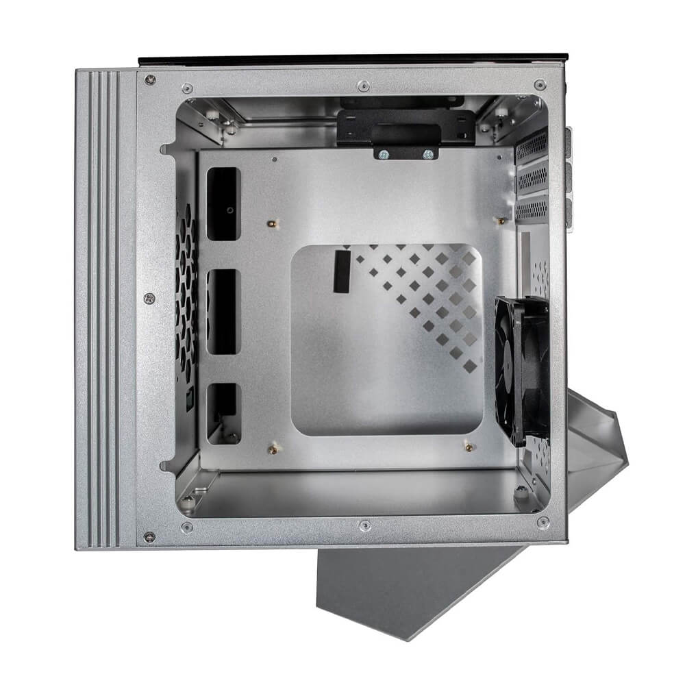 Gabinete Cubo AZZA CSAZ-805 CUBE, Cristal Templado, RGB Digital, USB 3.0, Audio HD, Mini ITX, 1 Ventilador RGB + 1 80mm sin Led - Image 5