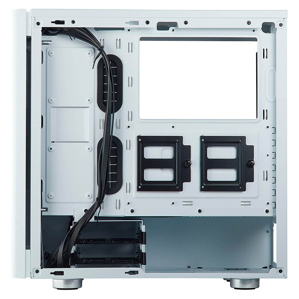 Gabinete Corsair Carbide 275R TG Blanco, Cristal Templado, Led White, CC-9011133-WW - Image 6