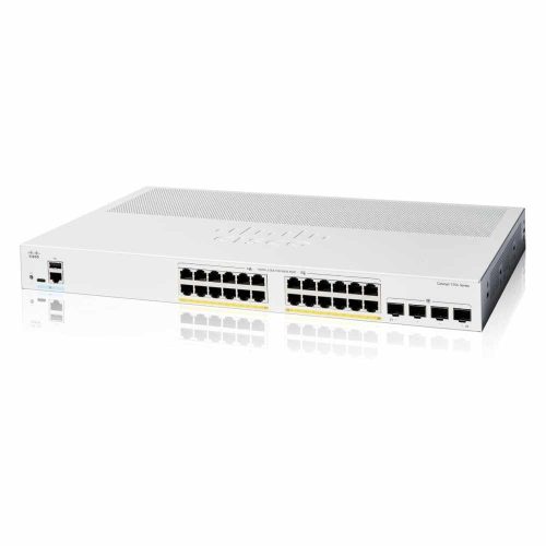 24 PUERTOS 10 100 1000 + 4X 1GE SFP (PRESUPUESTO TOTAL DE ENERGÍA POE 195W, POE, POE+)