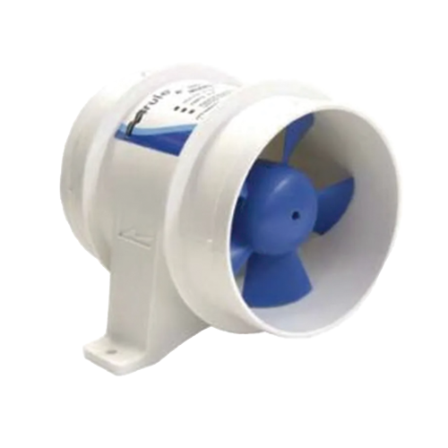 RULE 240-24V Soplador de aire de 4 pulgadas de diámetro a 24 V