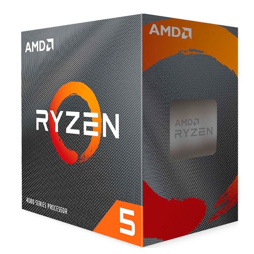 PROCESADOR AMD RYZEN 5 4600G APU 3.7GHZ, 4.2GHZ, 6 CORE 12Threads, AM4, Con disipador Wraith Stealth, Radeon Graphics 7 Nucleos Integrada, 100-100000147BOX