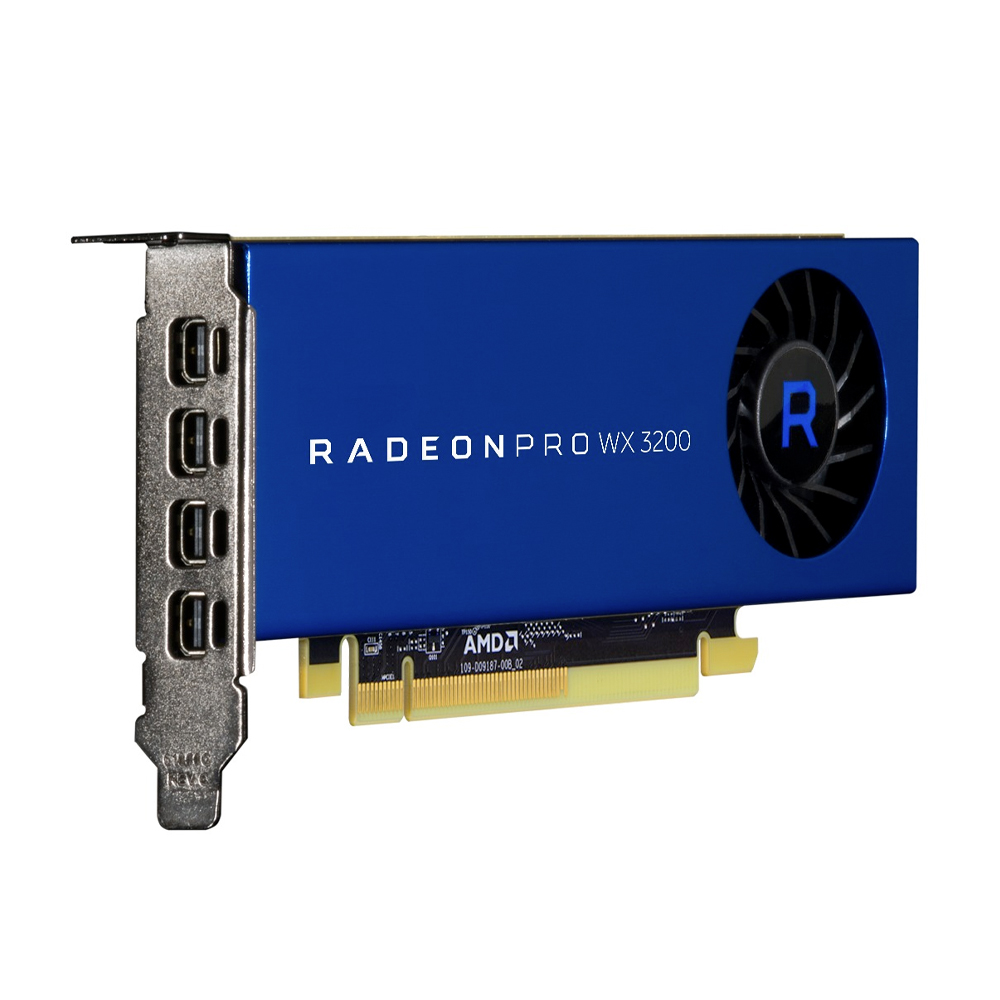 Tarjeta de Video Profesional AMD Radeon Pro WX 3200, 4GB GDDR5, Mini DP x4, 100-506115 - Image 3