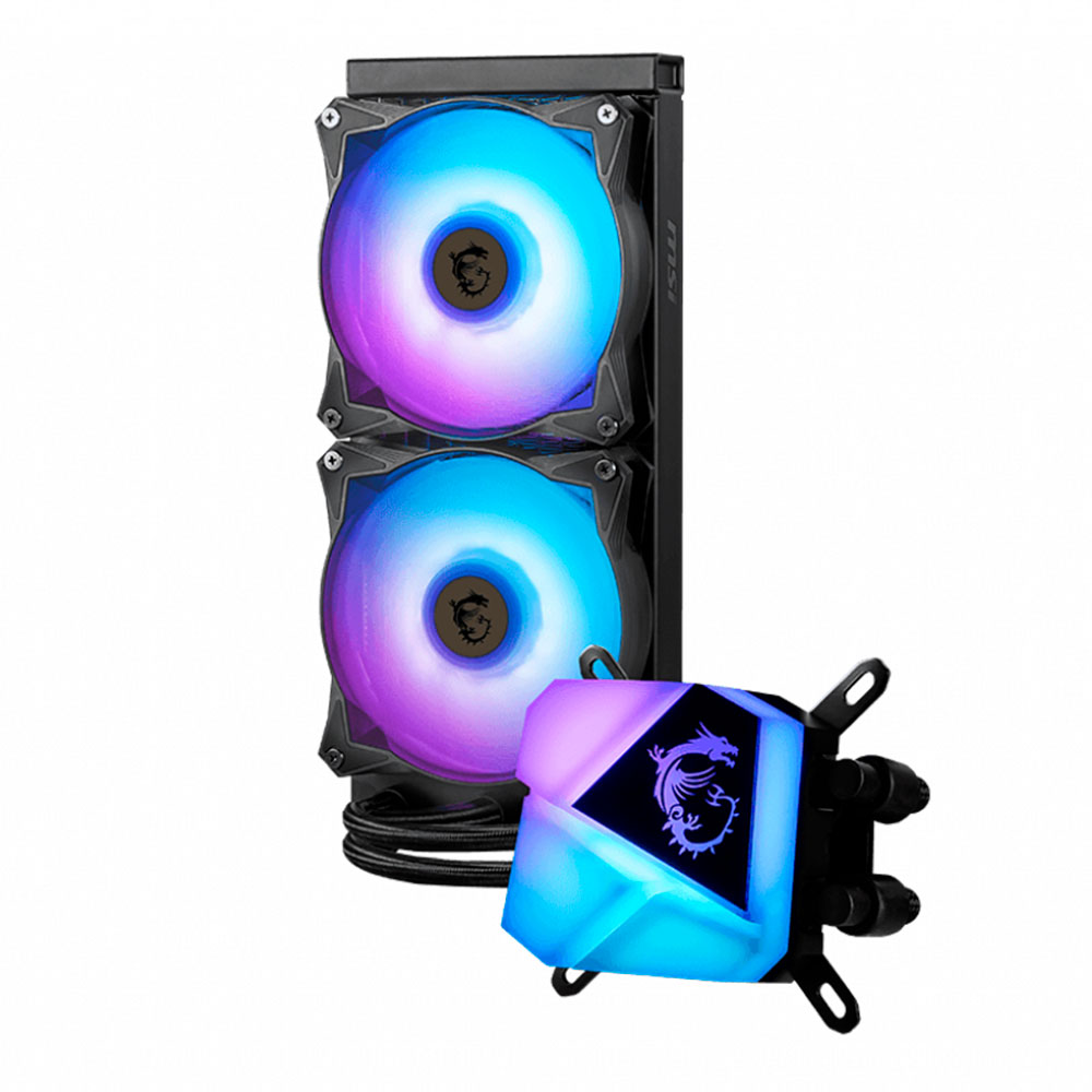 Sistema de Enfriamiento Liquido AIO MSI MAG CORELIQUID C240 - 240mm Listo para Intel LGA1700 y AMD / - Image 5