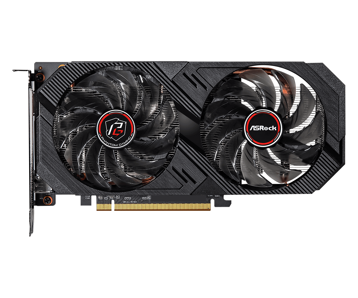 Tarjeta de video Asrock AMD Radeon RX 6500 XT Phantom Gaming 4GB OC, Boost Clock: Up to 2820 MHz, 18 Gbps, 4GB GDDR6, DirectX 12 Ultimate, RX6500XT PGD 4GO - Image 2