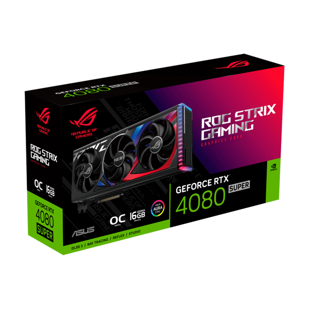 Tarjeta Video ROG Strix Geforce RTX 4080 SUPER 16GB OC, 16GB 192-bit GDDR6X, ROG-STRIX-RTX4080S-O16G-GAMING - Image 2