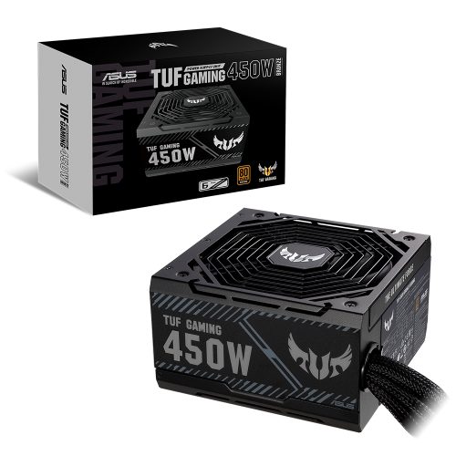 Fuente de poder Asus Tuf Gaming 450W, 80 Plus Bronze, TUF-GAMING-450B