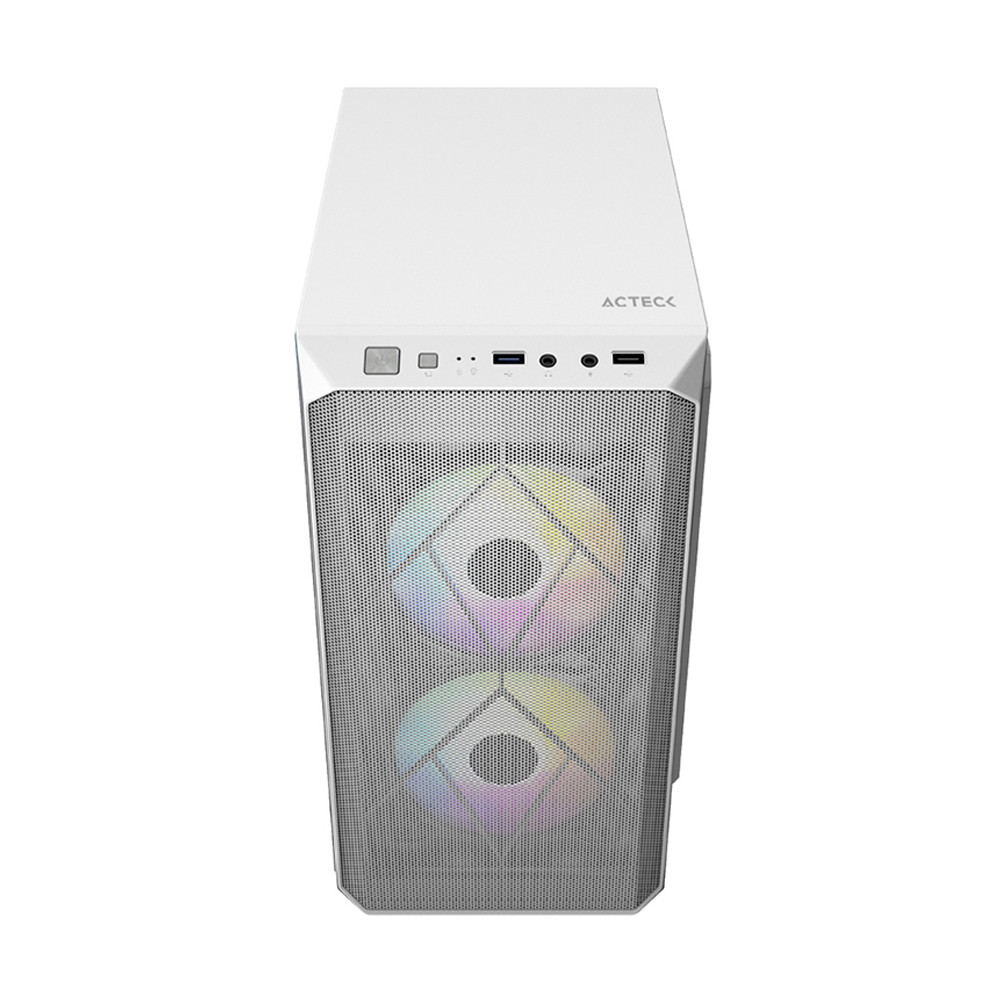 Gabinete Acteck Doom GI630, Blanco, Micro ATX/ Mini-ITX, Fuente 500W, Ventana Acrílico, AC-935746 - Image 4