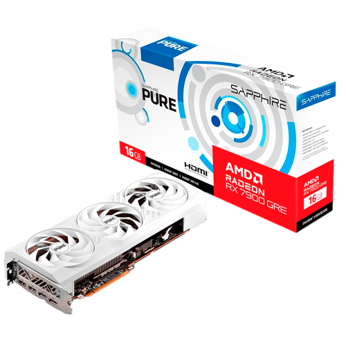Tarjeta de Video Sapphire PURE AMD Radeon RX 7900 GRE, 16GB 256-bit GDDR6, PCI Express 4.0, Blanco, 11325-03-20G