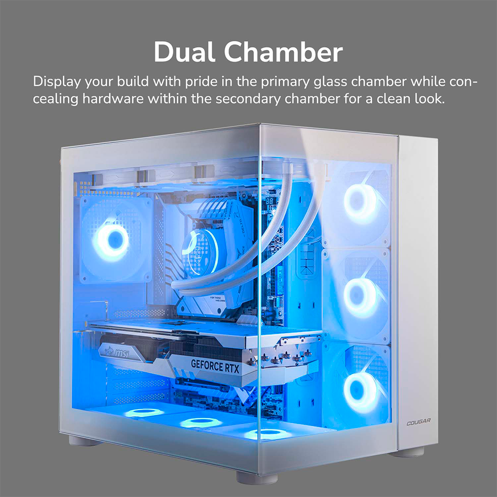 Gabinete Cougar FV150 RGB, Mid-Tower, ATX/Micro-ATX/Mini-ITX, Sin Fuente, 4 Ventiladores Instalados, USB 2.0/3.0, Rosa, 385KA10.0005 - Image 8