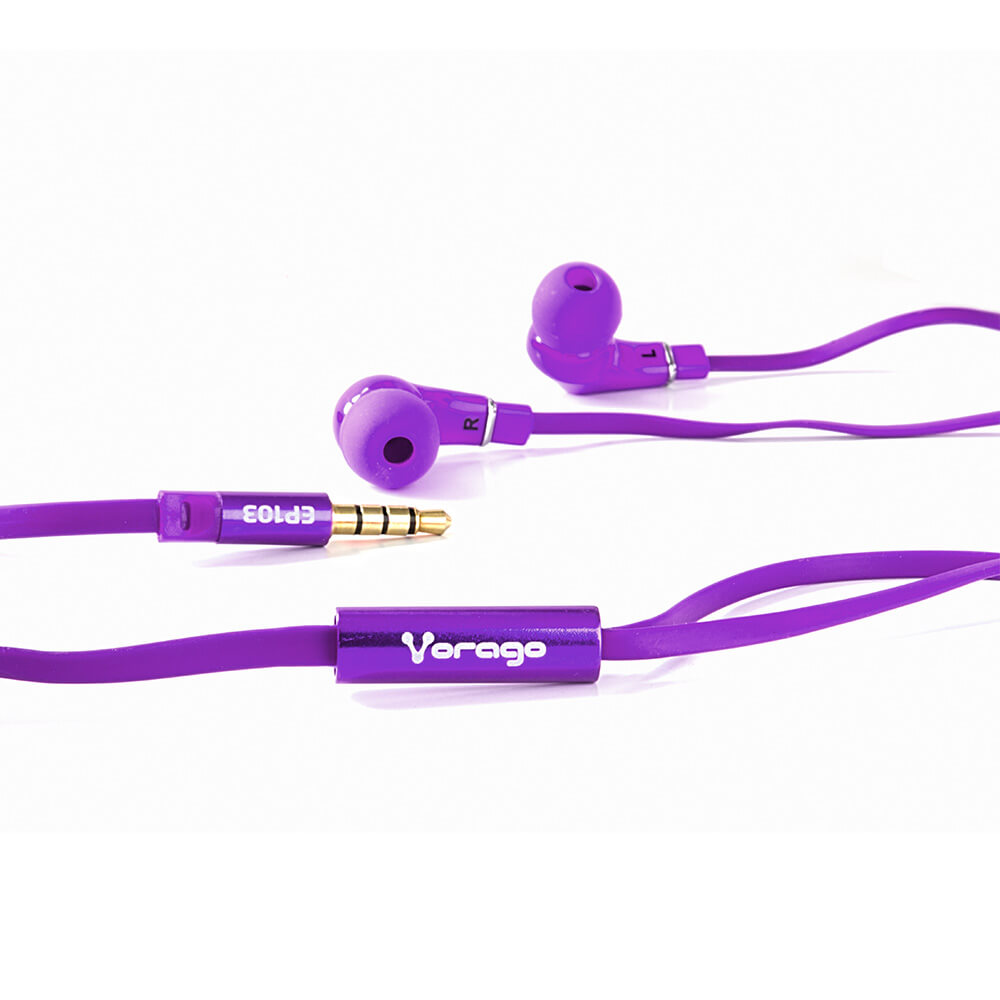 Audifonos Intraurales Vorago EP-103/PU, Estereo 3.5mm, Morado - Image 3