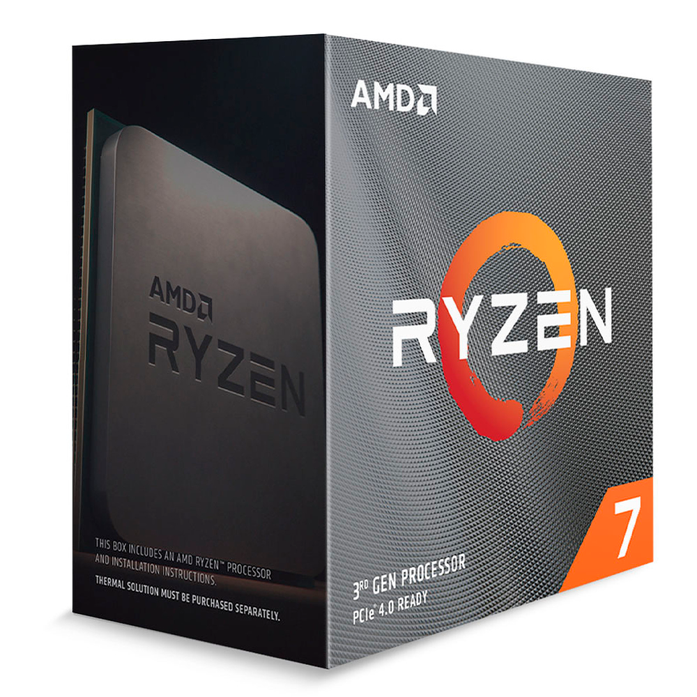 Procesador AMD RYZEN 7 5700, 4.6 GHZ, 8 Núcleos, Socket AM4, Requiere Tarjeta de Video, 5000 Series, 100-100000743BOX/ NAVIDAD