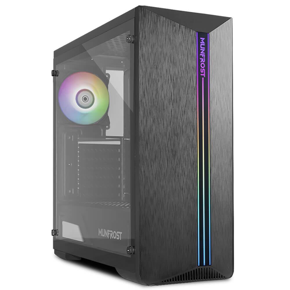 Bundle Gabinete Munfrost Shine RGB + Fuente GP-500W 80+ Bronze, OFFMUNFROST - Image 2
