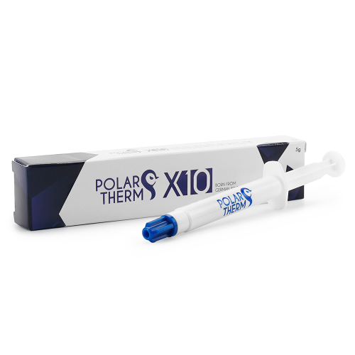 Pasta térmica Polartherm X-10 de Thermal Grizzly, 5G, Alta Conductividad Térmica, Larga Duración, No Conductora, PT-X10-005