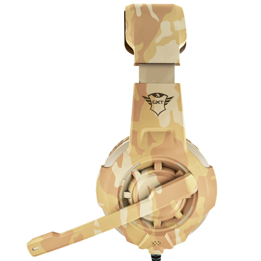 Diadema Gamer Trust GXT 310D RADIUS DESERT CAMO/ PC, Consola, 22208-02 - Image 4
