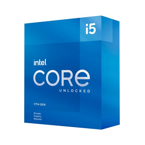 Procesador Intel Core i5-11600KF 3.90GHz, 4.90GHz, 6 Nucleos, 12 Hilos, Socket LGA1200 - Intel 11TH Generación, REQUIERE DISIPADOR, REQUIERE TARJETA DE VÍDEO, BX8070811600KF, PROMOINTEL