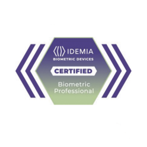 IDEMIA (MORPHO) 287889709 Certificado Idemia Profesional Biométrico , membresía de 2 años con acceso al módulo de ventas 24/7 a la plataforma de aprendizaje de dispositivos biométricos de IDEMIA.