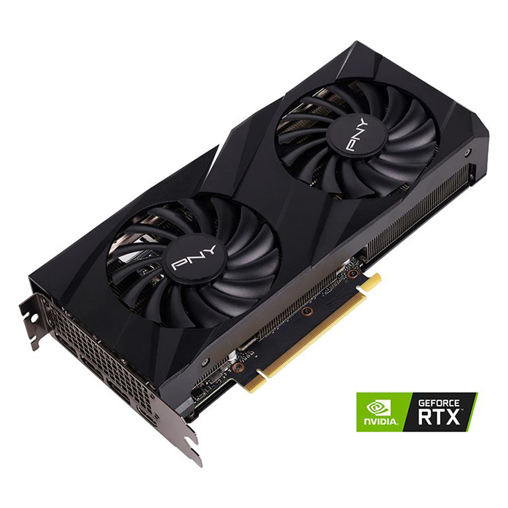 Tarjeta de Video Nvidia GeForce RTX 3060, VGA PNY VERTO DUAL FAN 12GB, VCG306012DFBPB1, 2 AÑOS DE GARANTIA NACIONAL - Image 2