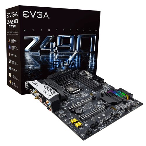 Tarjeta Madre EVGA Z490 FTW, Socket LGA1200, Intel Z490, ATX, DDR4, 122-CL-E497-KR, Intel Core 10th Generación /