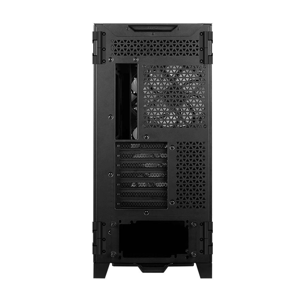 Gabinete MSI MEG Prospect 700R, Pantalla de panel táctil de 4.3 pulgadas, Panel lateral de vidrio templado, Montaje vertical de GPU, 4 ventiladores ARGB, Sistema de gestión de cables - Image 5