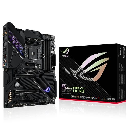 Tarjeta Madre ASUS ROG CROSSHAIR VIII DARK HERO, X570, AMD, Socket AM4, ATX