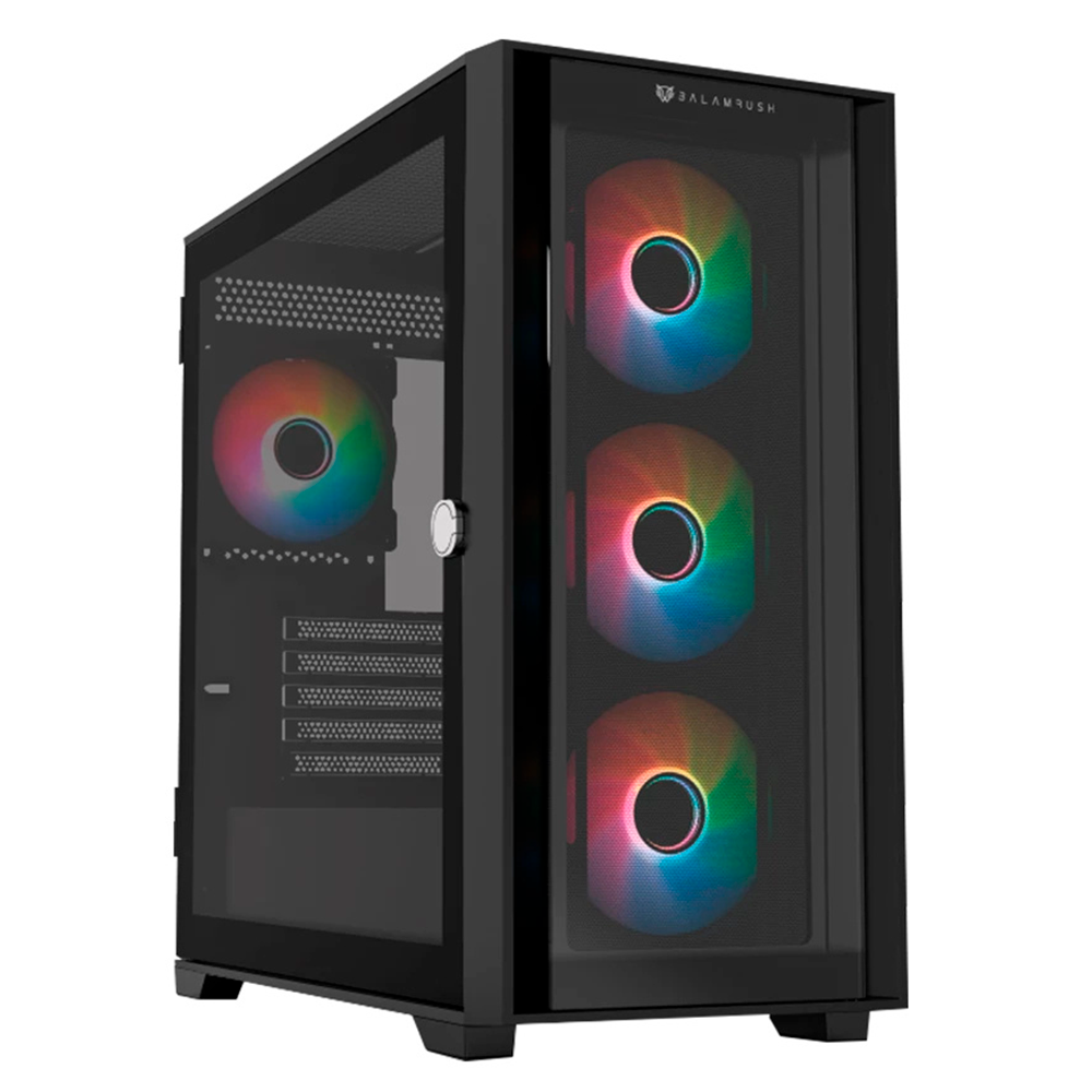Gabinete Balam Rush Carbono Twin Mate 8000, Midi-Tower, Micro-ATX/Mini-ITX, USB 3.0/2.0, Sin Fuente, 4 Ventiladores RGB Instalados, Negro, BR-938778 - Image 2