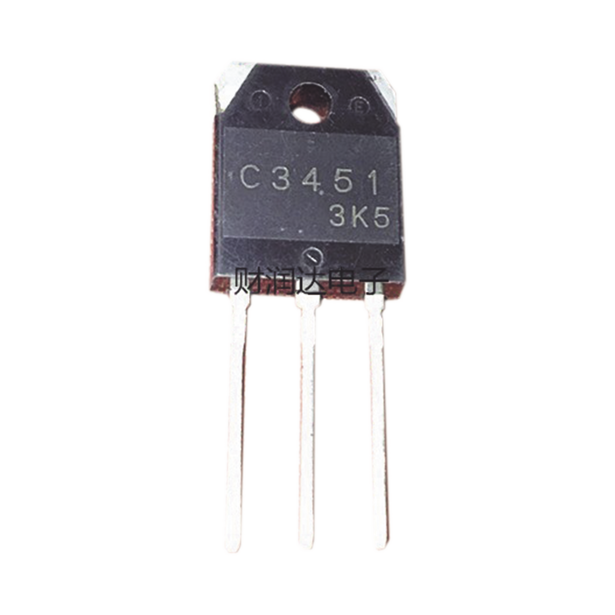 SYSCOM 2SC-3451 Transistor de Potencia en Silicio tipo NPN, 500 Vc-b, 15 A. 100 Watt, TO-3PA .
