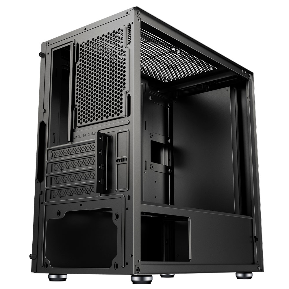 Gabinete Yaguaret FLICKER Negro, LED RGB, Cristal Templado, Micro ATX, Mini ITX, USB 3.0, CGFLICKER01YGT / - Image 6