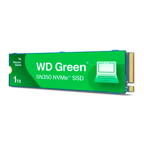 Unidad de Estado Sólido SSD Sandisk WD Green SN350 NVMe, 1TB, M.2, 2500 MB/s Escritura, 3200 MB/s Lectura, PCI Express 3.0, WDS100T3G0C-00AZL0 /MAX. 1 X CLIENTE