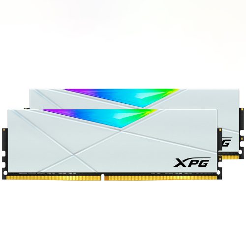 Memoria RAM DDR4 16GB 3200MHz XPG Spectrix D50 White RGB, Kit 2x8GB/ Aura Sync, AX4U32008G16A-DW50 /MAX. 1 X CLIENTE