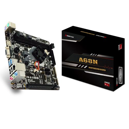 Tarjeta Madre Biostar A68N-5600E Socket AM1 AMD Mini ITX, Procesador Integrado AMD PRO A4-3350B