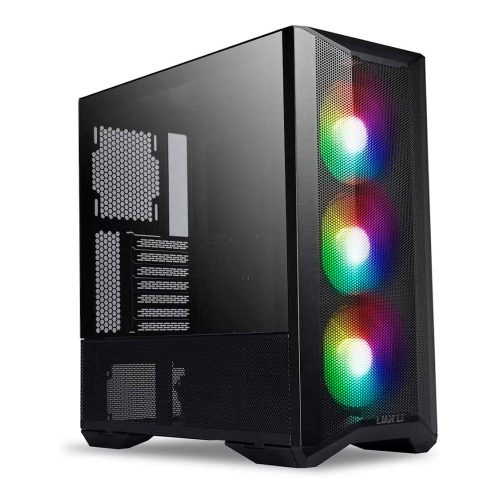 Gabinete Lian Li LANCOOL II Mesh RGB Black, LED RGB, ATX, Cristal Templado, LAN2MRXTC