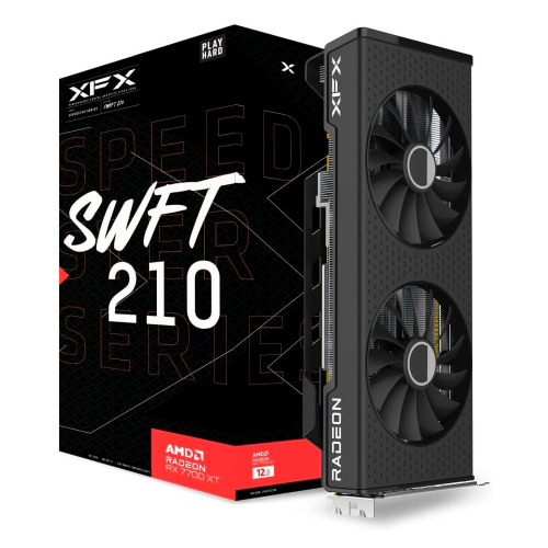 Tarjeta de Video XFX Speedster SWFT210 Radeon RX 7700XT, 12GB GDDR6, HDMI, 3xDP, AMD RDNA 3, RX-77TSWFTFP