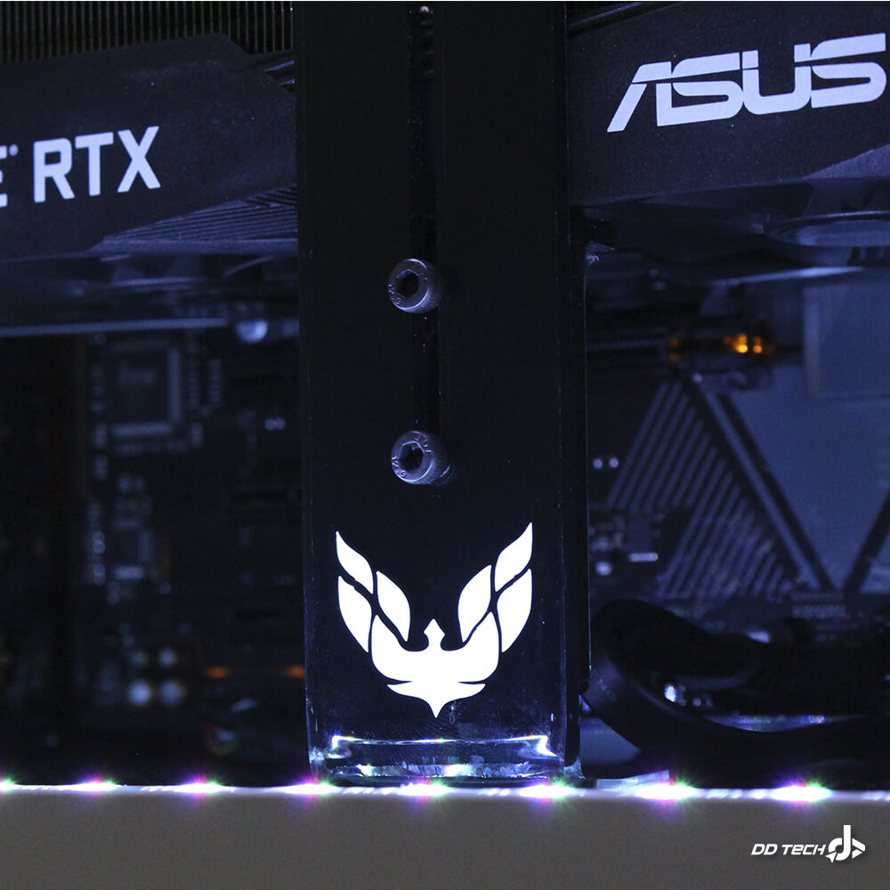 Soporte para tarjeta de video PRIDE, Compatible con cualquier gabinete y tarjeta de video, Color Negro - Image 2