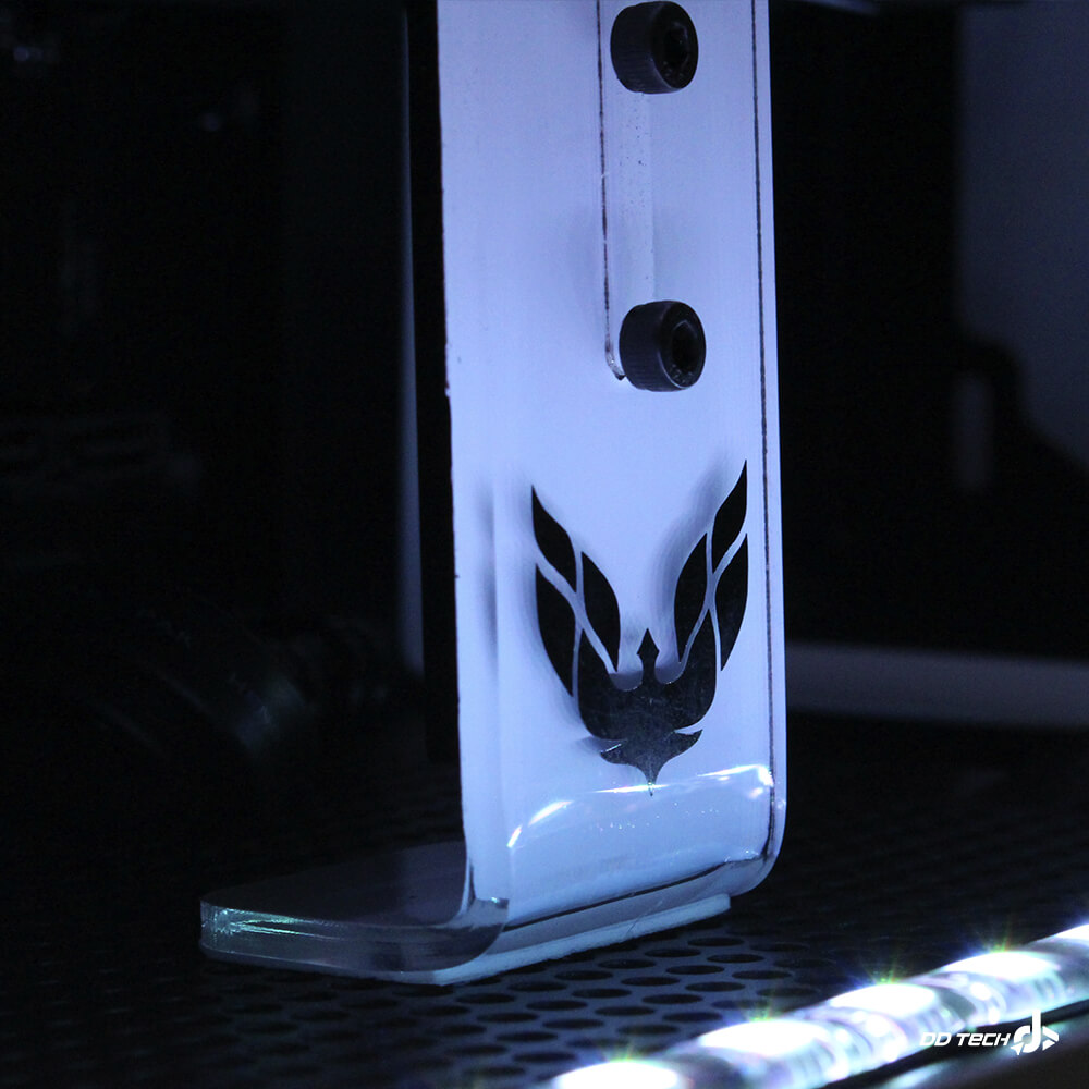 Soporte para tarjeta de video PRIDE, Compatible con cualquier gabinete y tarjeta de video, Color blanco - Image 5