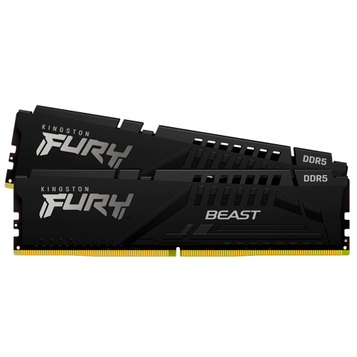 Memoria Ram Kingston FURY Beast DDR5, 5600MHz, 64GB (2x32GB), CL40, XMP/EXPO, KF556C40BBK2-64 /MAX. 1 X CLIENTE