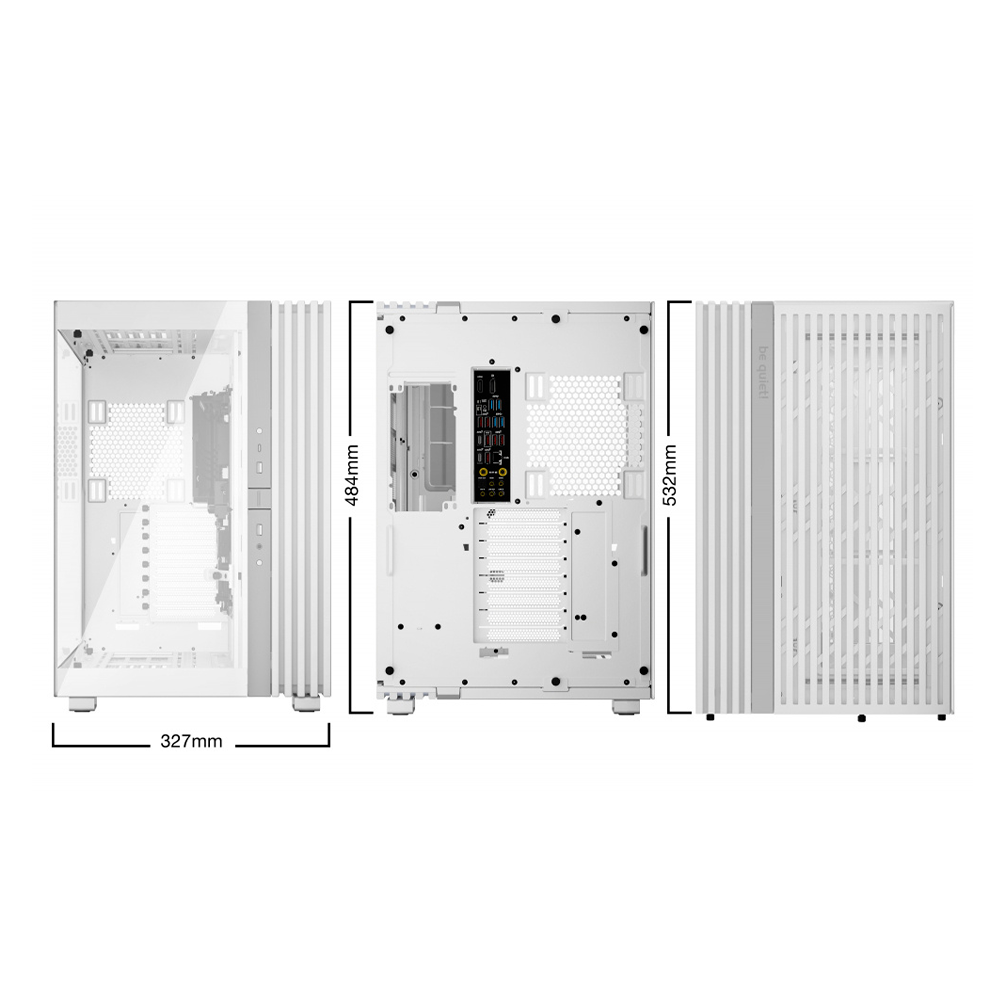 Gabinete be quiet! LIGHT BASE 900 DX, ATX/EATX/Micro-ATX/Mini-ITX/SSI-CEB/XL-ATX, USB 3.0, Sin Fuente, Sin Ventiladores Instalados, Blanco, BGW69 - Image 3