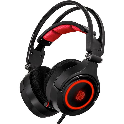 Diadema Gamer Thermaltake Cronos Riing 7.1 Canales, HT-CRA-DIECBK-20