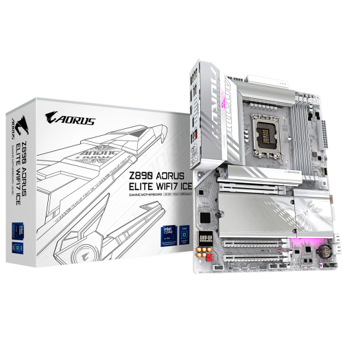 Tarjeta Madre AORUS Z890 AORUS ELITE WIFI7 ICE, ATX, LGA1851, Intel Z890, Up to 256GB DDR5, HDMI/DP, Intel® Core™ Ultra Series 2 Ready, HDMI/DP, Z890 AORUS ELITE WIFI7 ICE