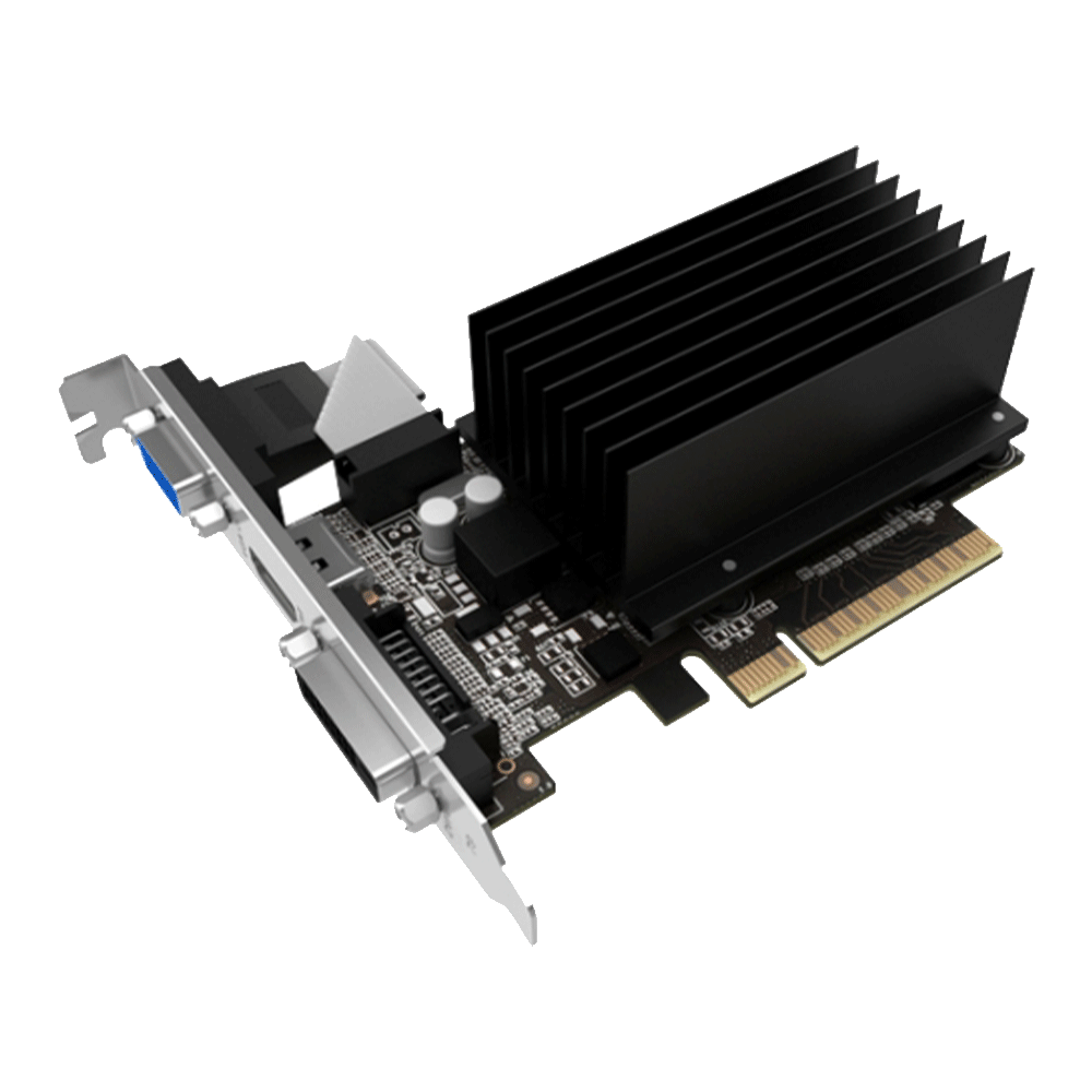 Tarjeta de Video Nvidia GeForce GT 730 2GB GDDR3, Palit, DVI, HDMI, NEAT7300HD46-2080H - Image 2