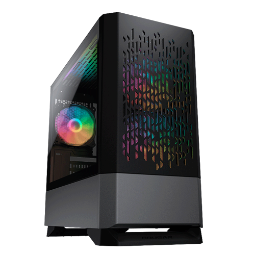Gabinete Cougar MG140 AIR RGB, Cristal Templado, Micro ATX, USB 3.0, 385JM80.0001