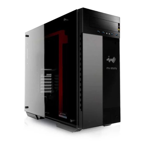 Gabinete InWin 509 ROG RGB Black, USB 3.0, Audio HD, ATX, Aura Sync