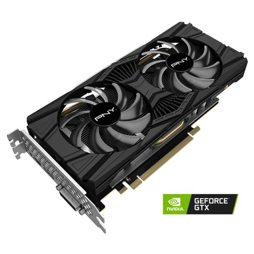 Tarjeta de video NVIDIA GeForce GTX 1660 Super 6GB GDDR6, PNY DUAL FAN, HDMI, DP/ VCG16606SDFPPB1, 2 AÑOS DE GARANTIA NACIONAL