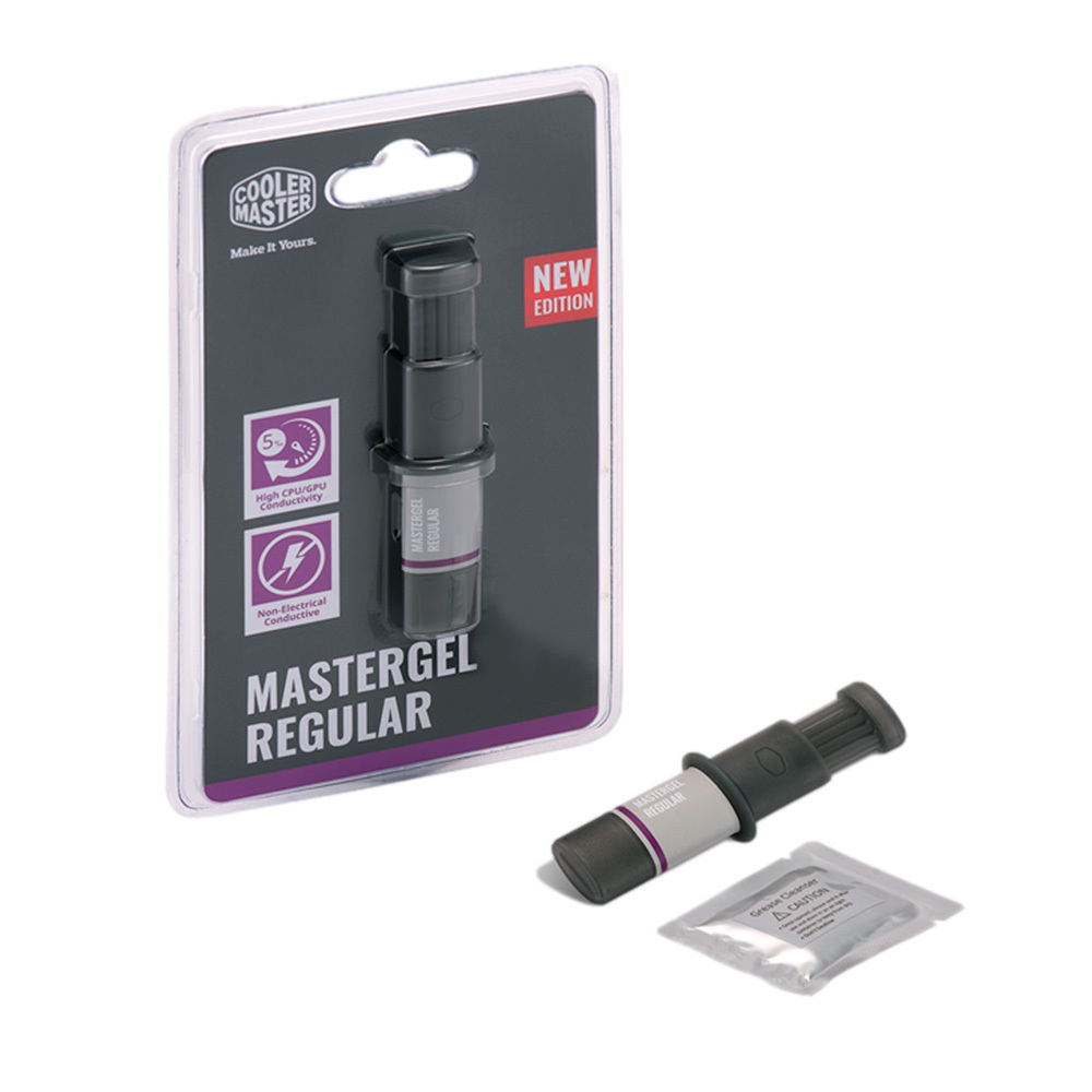Pasta Térmica Cooler Master MasterGel, Regular, 25°C, 1.5 Gramos, MGX-ZOSG-N15M-R2