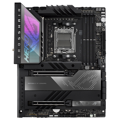 Tarjeta Madre ASUS ROG CROSSHAIR X670E HERO, X670E, AMD, Socket AM5, ATX, Ryzen 7000, PROMO ROG