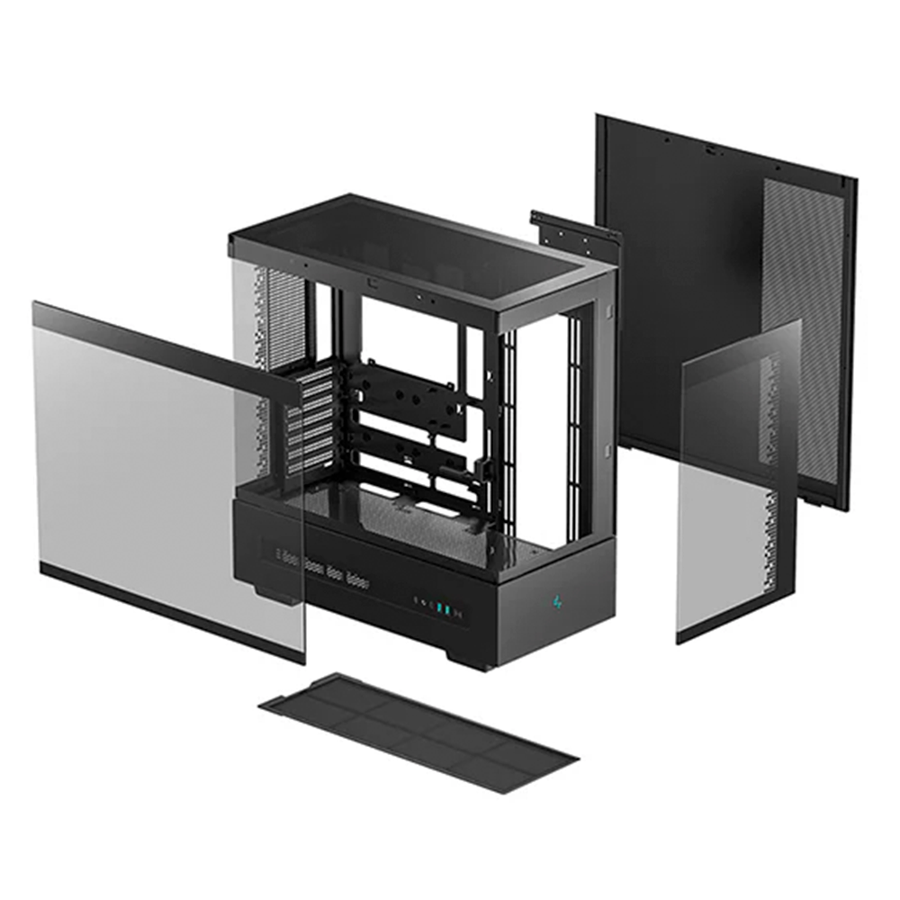 Gabinete Deepcool CH690 Digital, Cristal Templado, Mini-ITX/Micro-ATX/ATX, USB 3.0/2.0, Sin Fuente, Negro, R-CH690-BKNNA0D-G-1 - Image 5