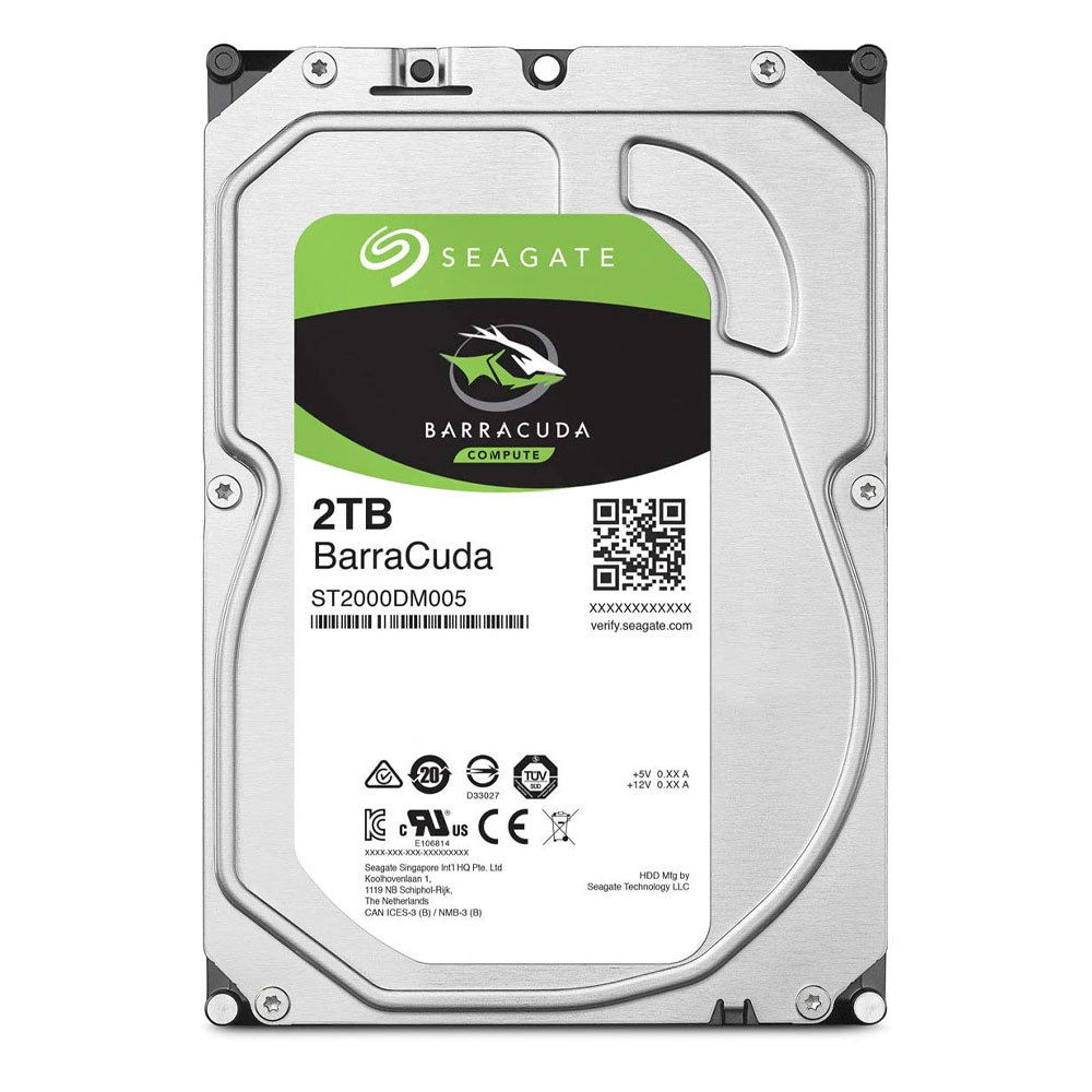 Disco Duro Interno 2TB 3.5" SATA3 5400RPM, 256MB Cache/ Nuevo Seagate Barracuda ST2000DM005