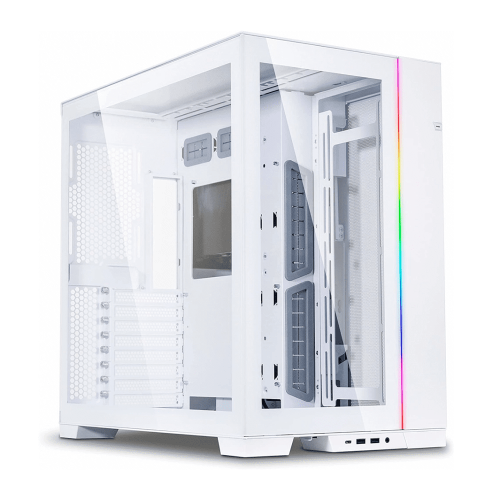 Gabinete Lian Li O11 Dynamic EVO, Midi-Tower, ATX/Micro-ATX/ITX, USB 3.0, Cristal Templado, Sin Fuente, Blanco, O11DEW // YYGH3