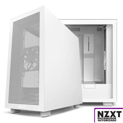 Gabinete NZXT H7 FLOW Blanco, Cristal Templado, ATX Sin Fuente, USB Tipo C, CM-H71FW-01, NZXTPROMO/ NAVIDAD